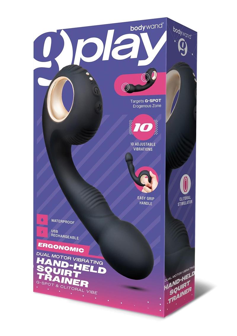 G-Play Ergonomic Dual Motor Vibrating Hand Held Squirt Trainer The Bodywand G-Play Ergonomic Dual Motor Vibrating Hand Held Squirt Trainer The Bodywand