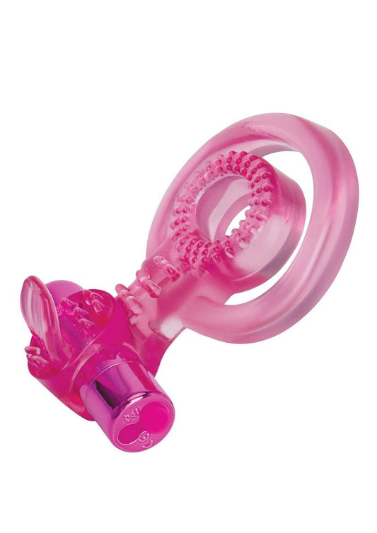 Bodywand Rechargeable Duo Ring with Clit Ticklers (Pink)