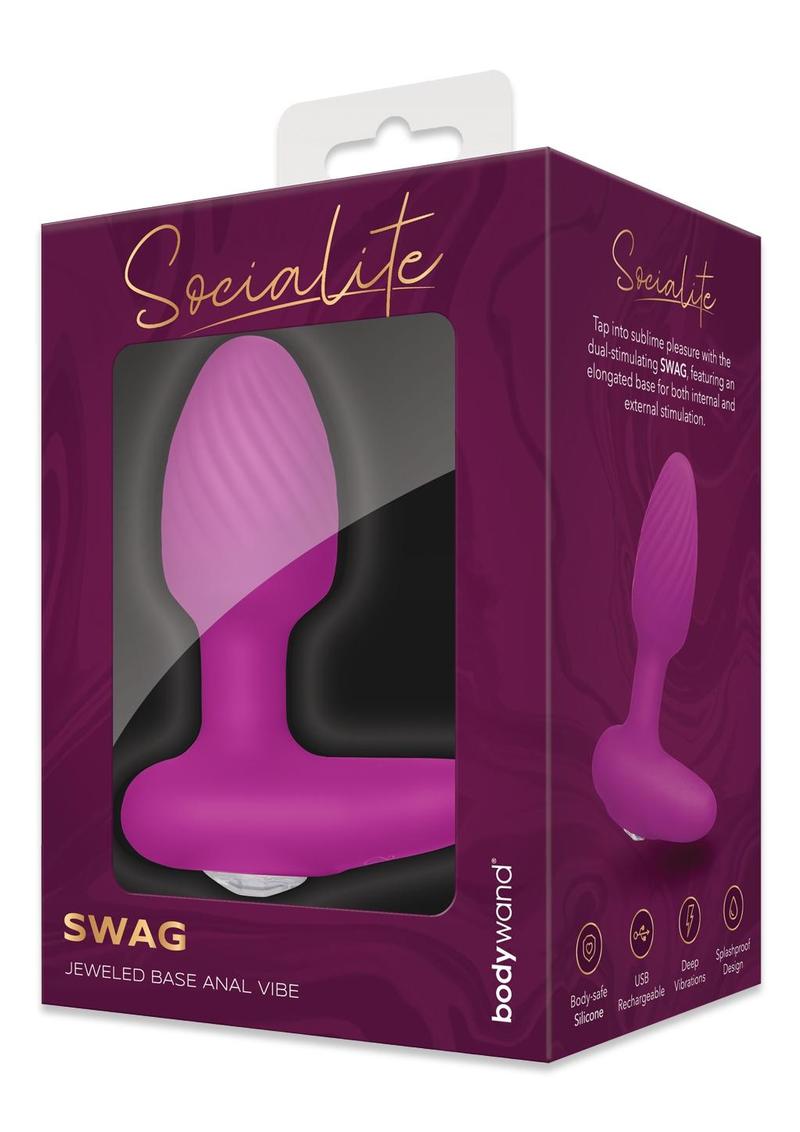 Socialite SWAG Jeweled Base Anal Vibe The Bodywand Socialite SWAG Jeweled Base Anal Vibe The Bodywand