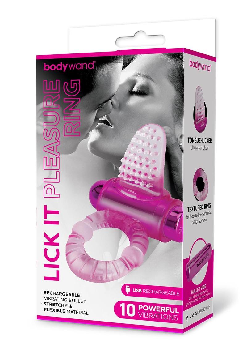 Bodywand Rechargeable Lick It Pleasure Ring The Bodywand Bodywand Rechargeable Lick It Pleasure Ring The Bodywand