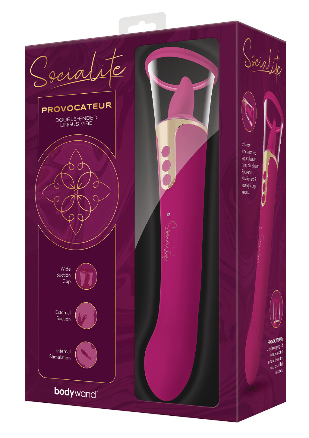 Socialite PROVOCATEUR Dual-Ended Lingus Vibe  The Bodywand