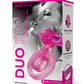 Bodywand Rechargeable Duo Ring W/ Clit Tickler - Pink