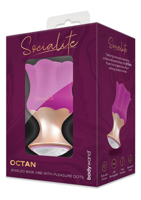 Socialite OCTAN Jeweled Base Vibe with Pleasure Dots – The Bodywand