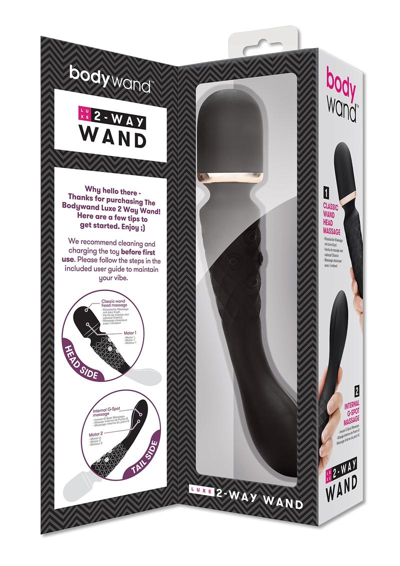 The Bodywand Luxe 2 Way Vibrating Rechargeable Massager