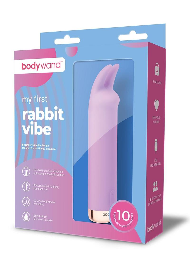 Bodywand My First Rabbit Vibe - Lavender/Purple in box