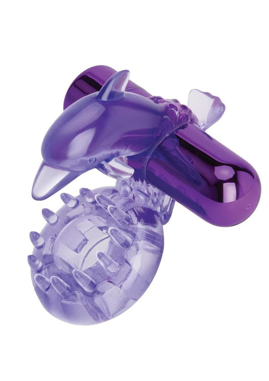 Bodywand Rechargeable Dolphin Ring with Clit Ticklers
