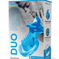 Bodywand Rechargeable Duo Ring W/ Clit Tickler - Blue